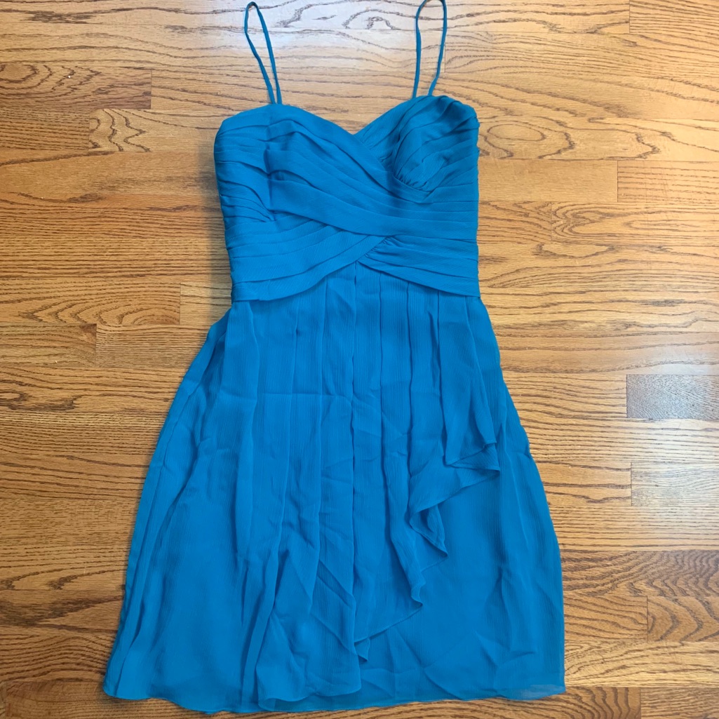 David’s Bridal Spaghetti Strap Dress